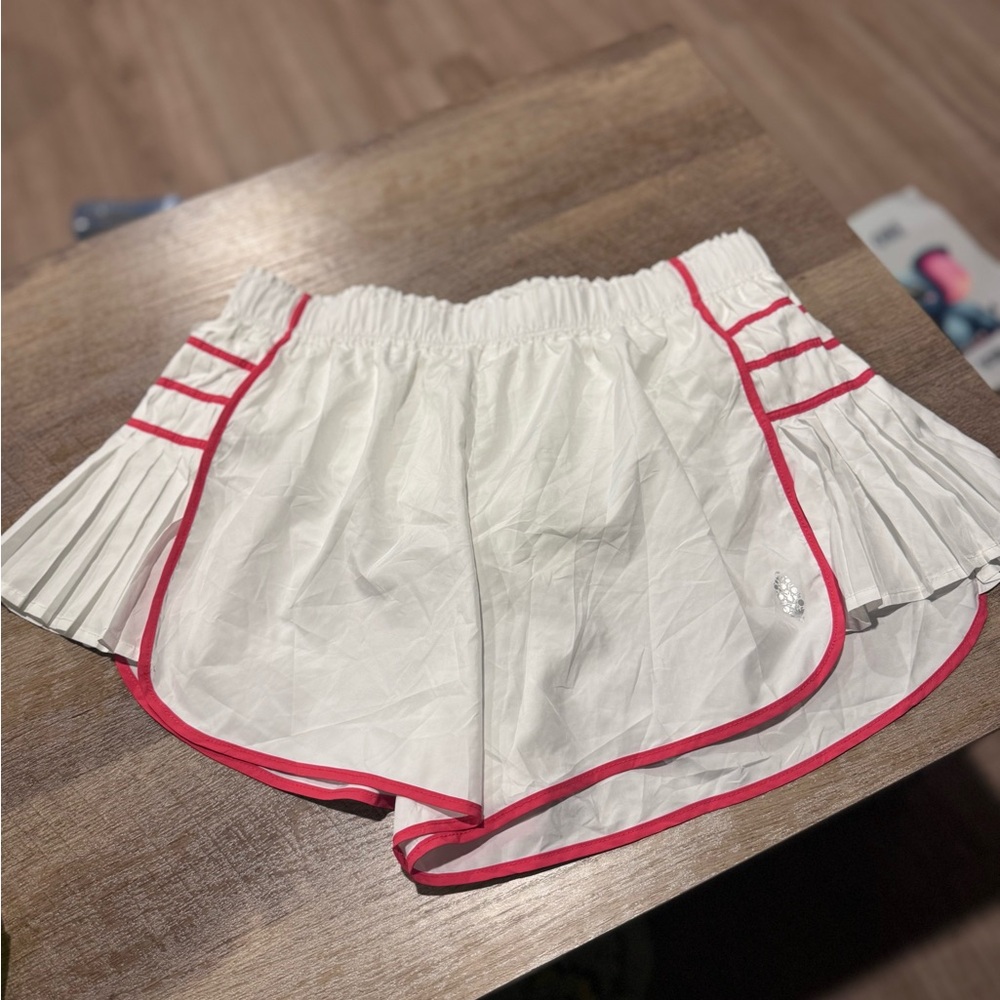 Free People | Easy Tiger Shorts White/Red